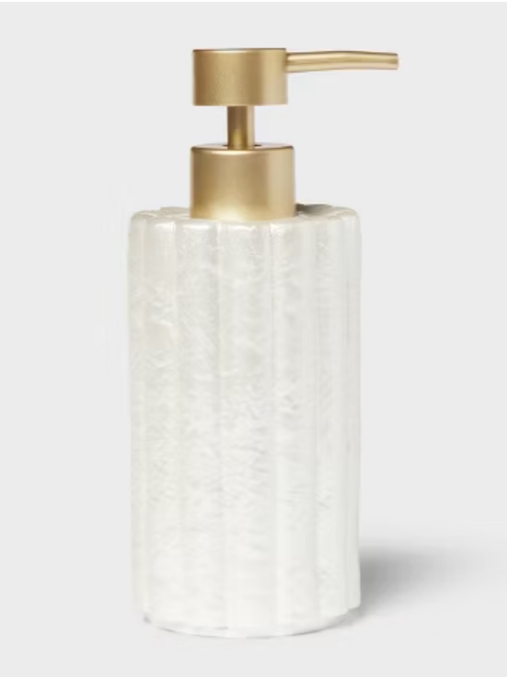 Threshold Fluted Capiz Soap Pump 10fl oz
